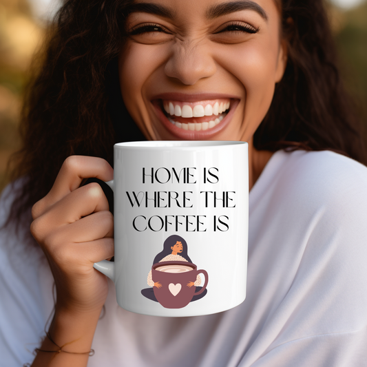 15oz Coffee Mug, Home Is Where...